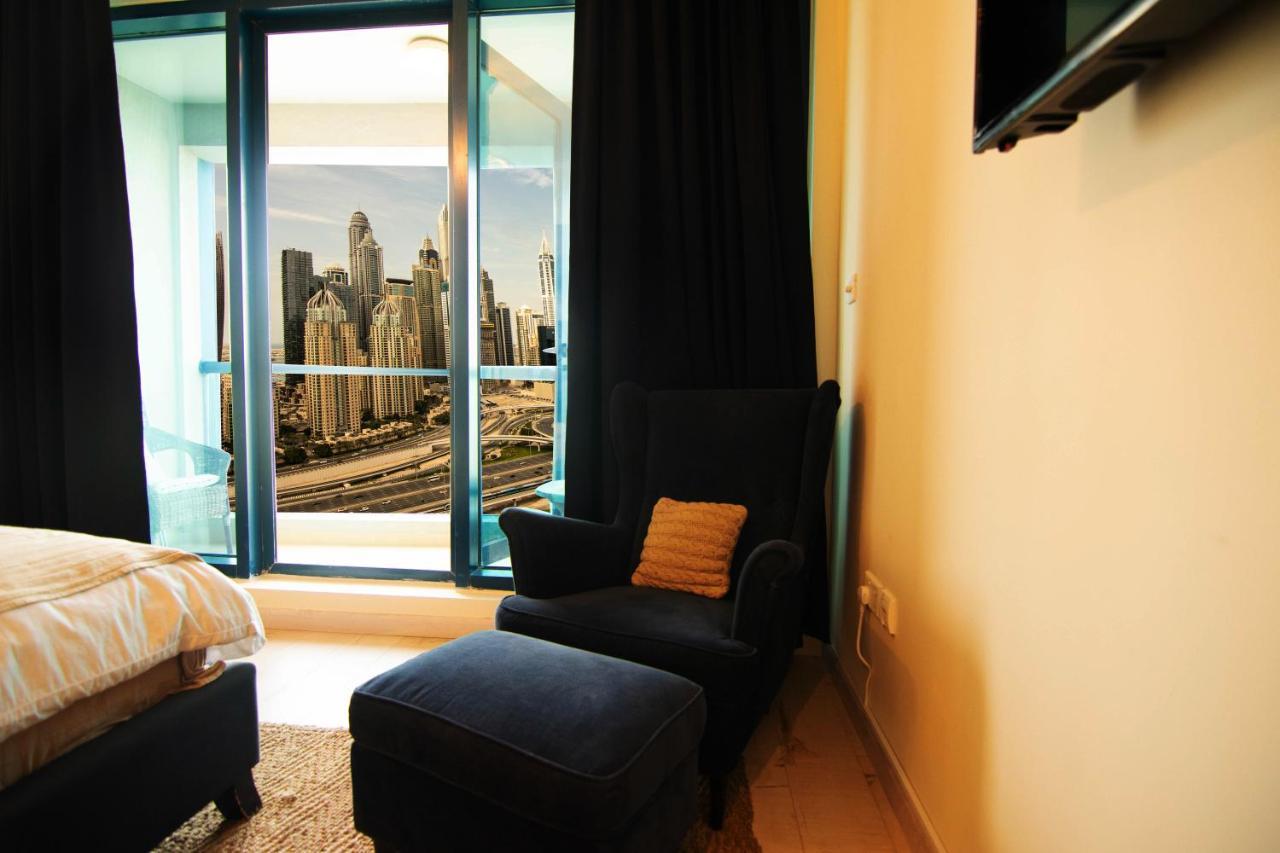 Lux Bnb I X1 Tower I Golf Course & Sea Views Dubai Esterno foto